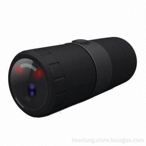 Waterproof Action Camera, Ultra Small Bolt Design 1,080P Full HD/720P 5.0 Megapixels Sensor